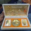 Shri Ram Mandir Ayodhya Box Set, Shri Ram Charan Paduka Box Set, Lord Rama Temple Ayodhya Box Set